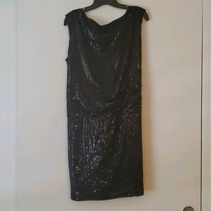 THE LIMITED  Black sequin dress